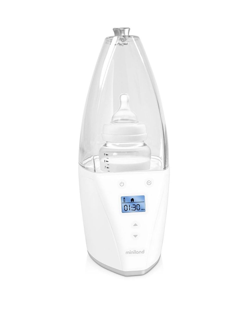 Miniland θερμαντήρας μπιμπερό warmy advanced silver ml89150 - Miniland