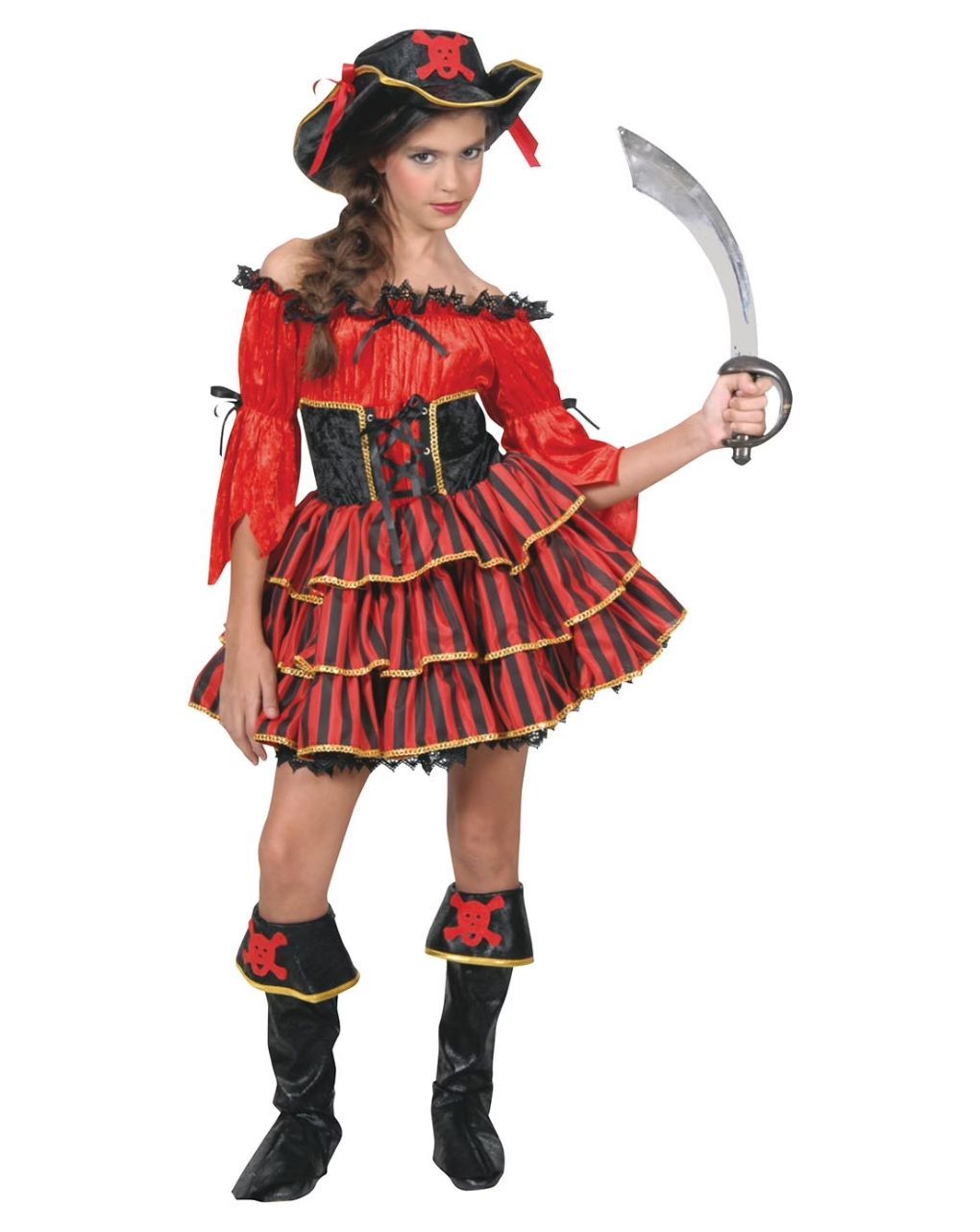 αποκριάτικη στολή βασίλισσα των πειρατών μεγ.06 - Fun World