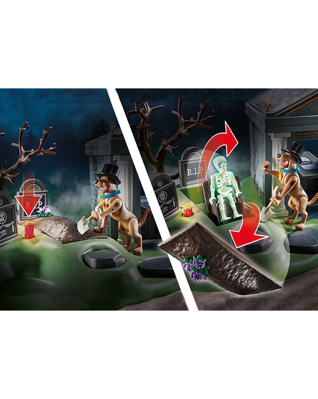 Playmobil scooby-doo περιπέτεια στο νεκροταφείο 70362 - Playmobil, Playmobil Scooby-Doo