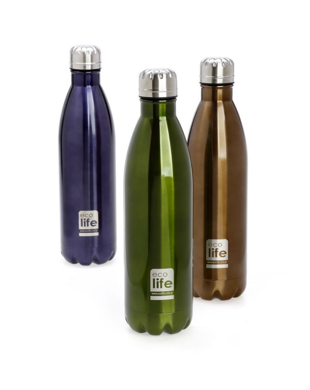 Ecolife μεταλλικός θερμός 750ml green 33-bo-3001 - Ecolife