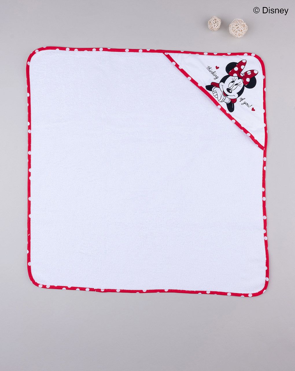 μπουρνουζοπετσέτα minnie για κορίτσι - Prénatal