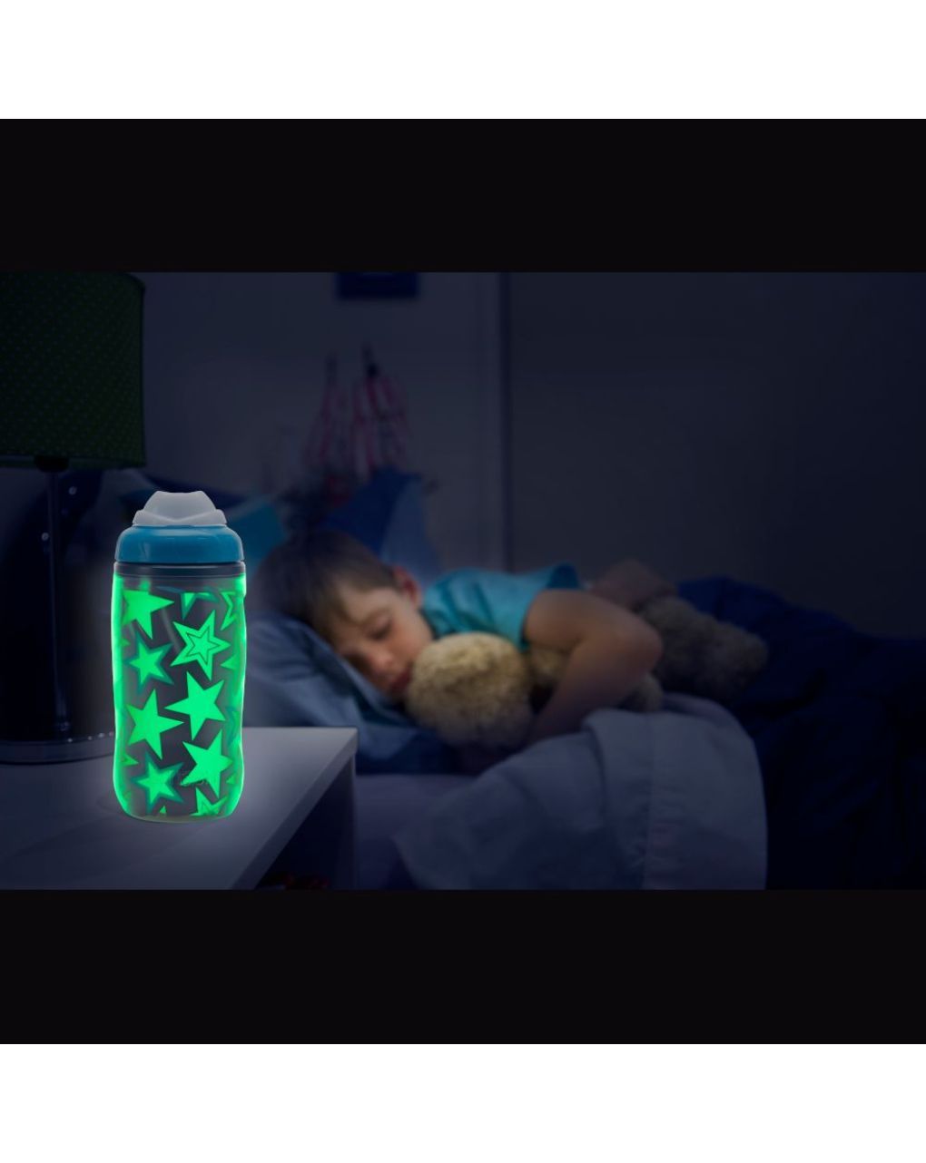 Ecolife παγούρι smash glow in the dark stars 420ml 33-sma-23681 - Ecolife