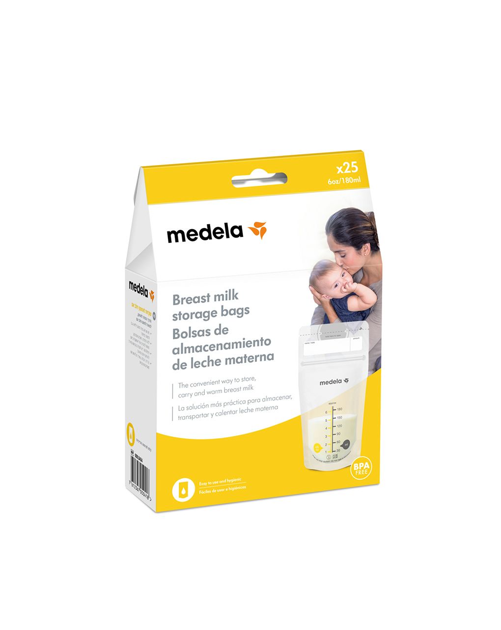 Medela breast milk storage bags σακουλάκια φύλαξης μητρικού γάλακτος 25τμχ 180ml - Medela