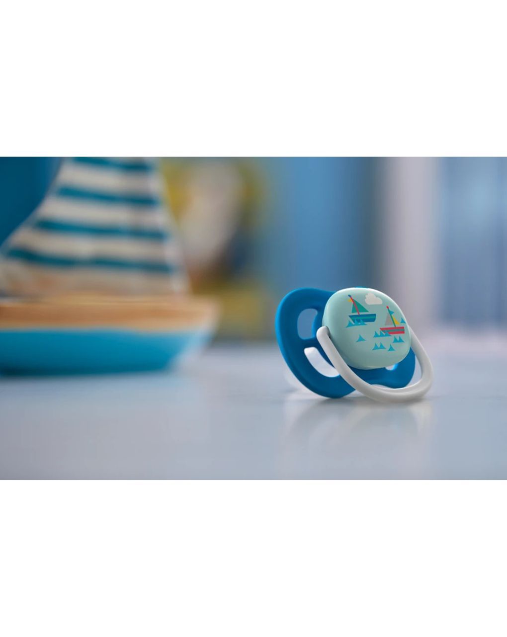 Philips avent πιπίλα ultra air 2τμχ i love papa μπλε 6-18m, scf080/02 - Philips Avent