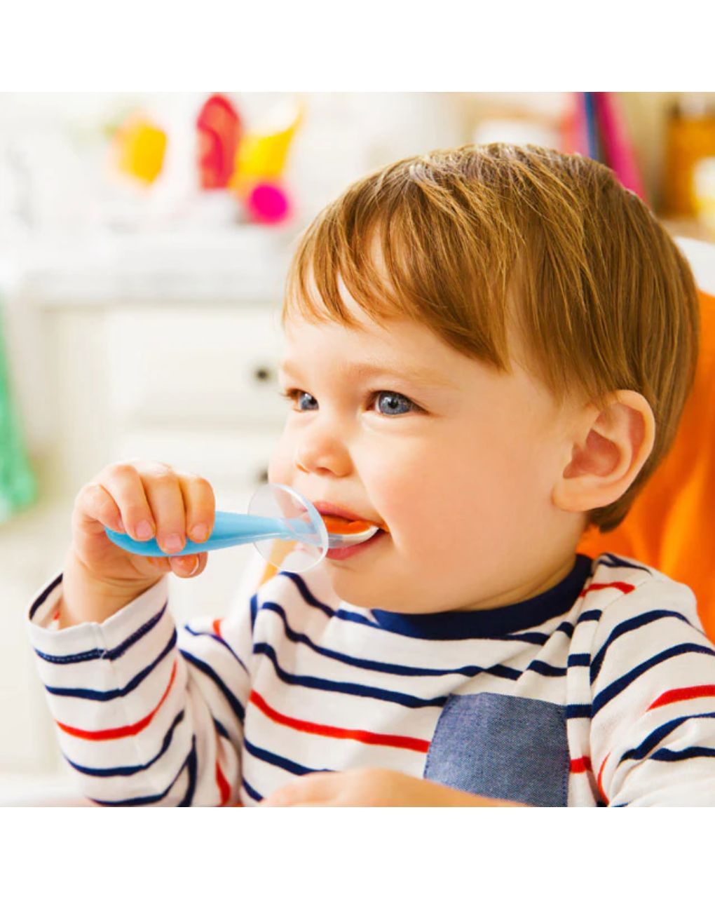 Munchkin κουτάλια σιλικόνης 2τμχ 6m+ (2 σχέδια) 11220 - Munchkin