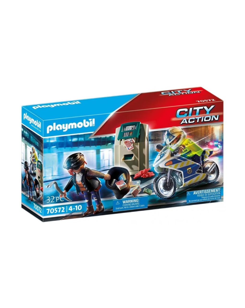 Playmobil city action διάρρηξη στο ατμ 70572