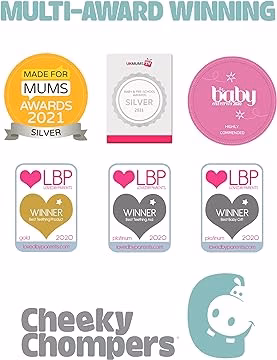 Cheeky chompers σαλιάρα και μασητικό butterfly world - Cheeky Chompers