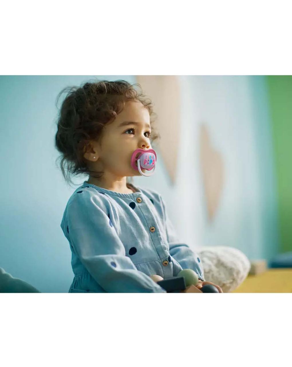 Philips avent πιπίλες ultra air pacifier 2τμχ i love papa 6-18m, scf080/04 - Philips Avent