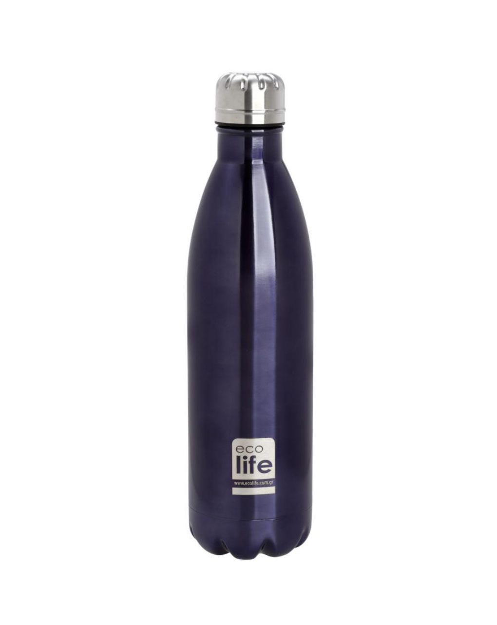 Ecolife μεταλλικός θερμός 750ml purple 33-bo-3002 - Ecolife