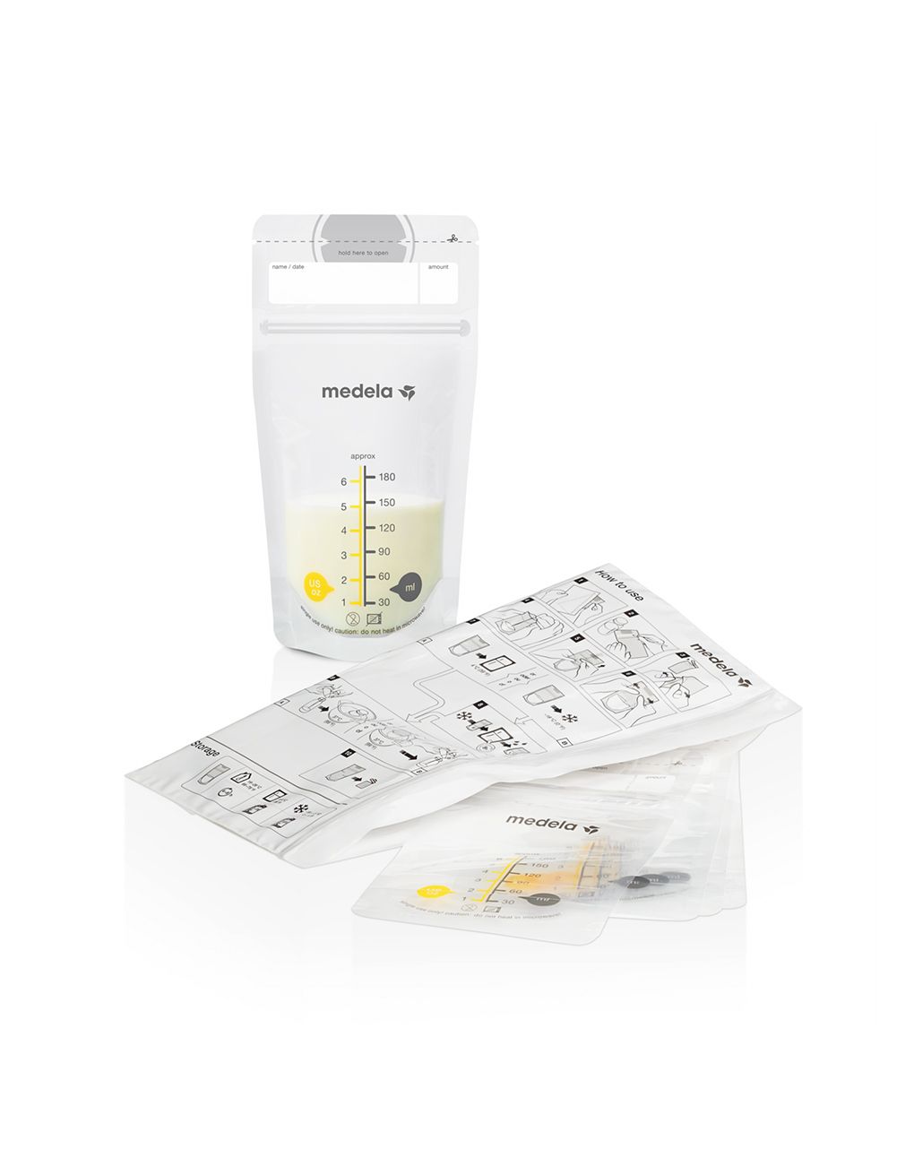 Medela breast milk storage bags σακουλάκια φύλαξης μητρικού γάλακτος 25τμχ 180ml - Medela