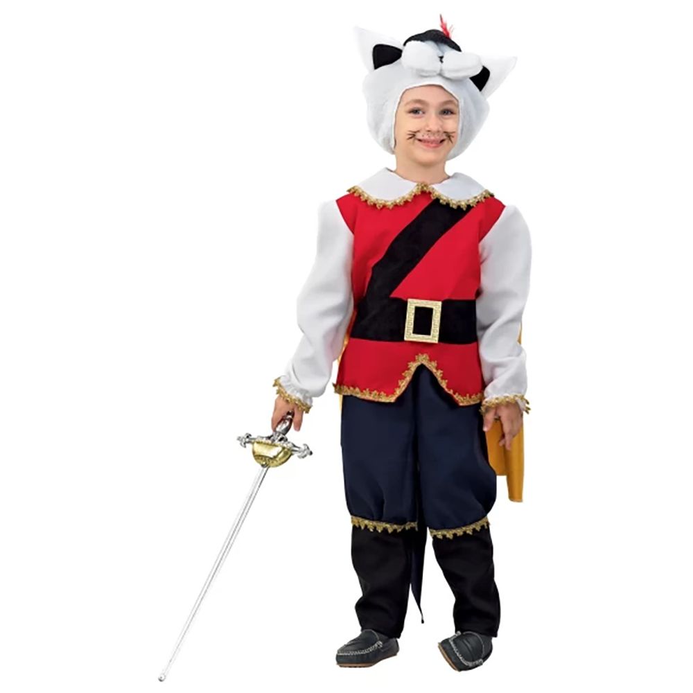 αποκριάτικη στολή παππουτσωμένος γάτος μεγ.08