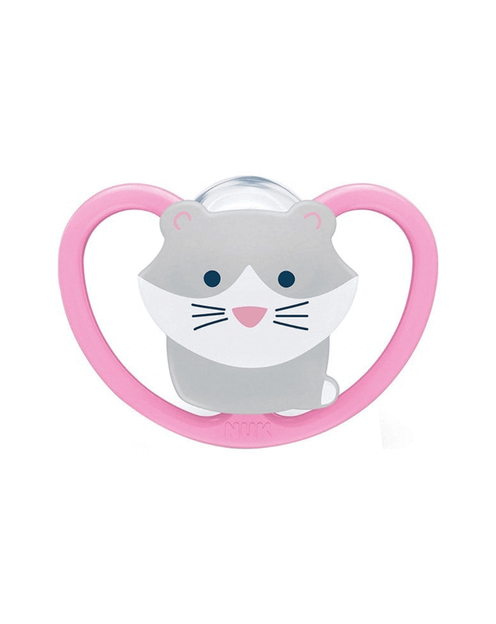 Nuk πιπίλα σιλικόνης space 0-6m γάτα 1τμχ