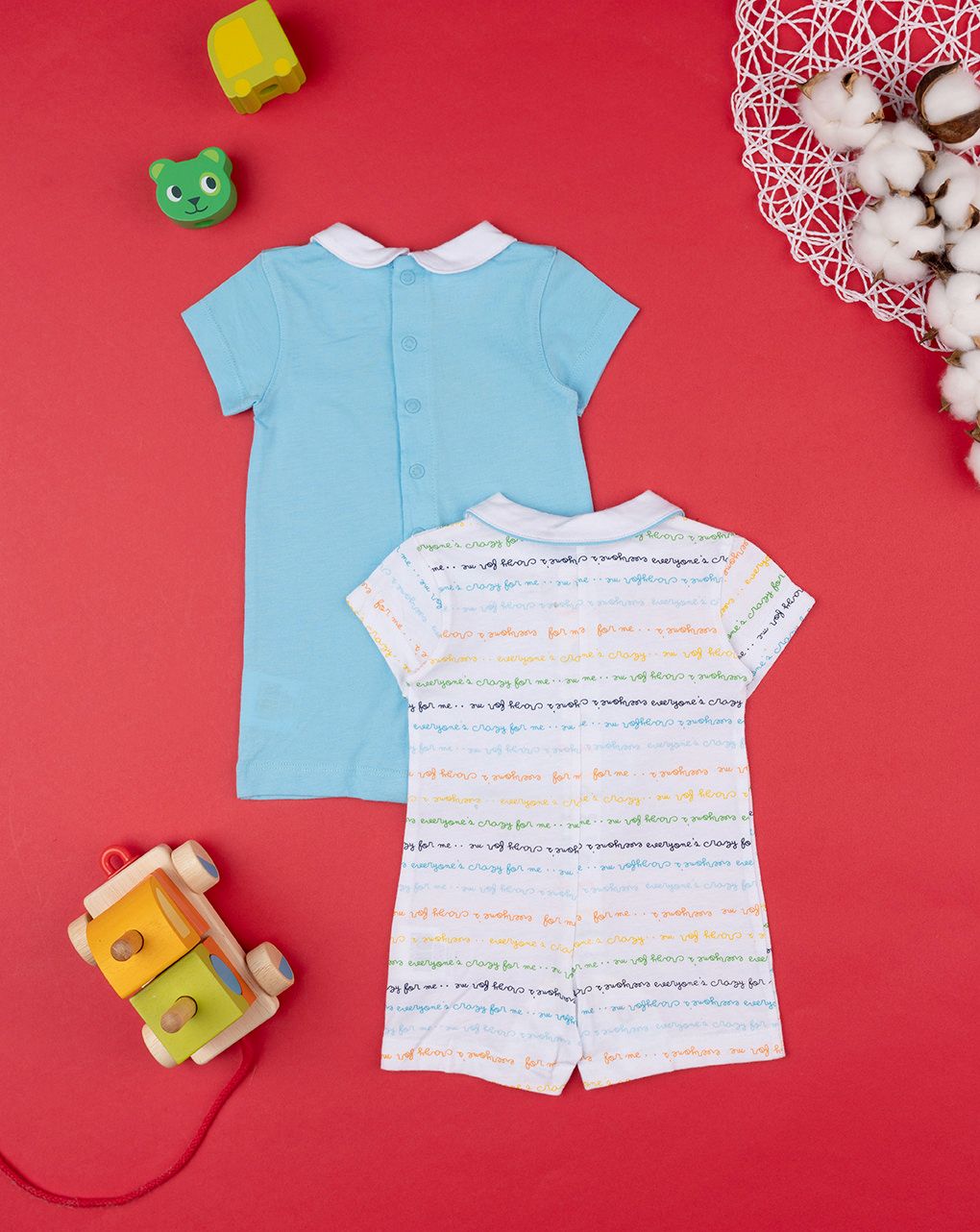 φορμάκια κοντά πακέτο x2 τμχ για αγόρι - Prénatal