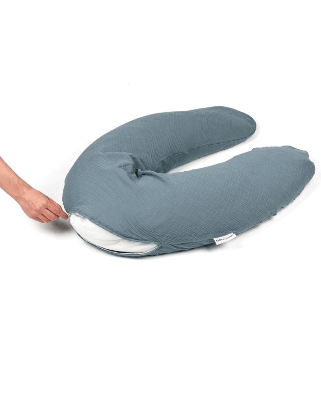 μαξιλάρι θηλασμού comfy big tetra blu - Doomoo