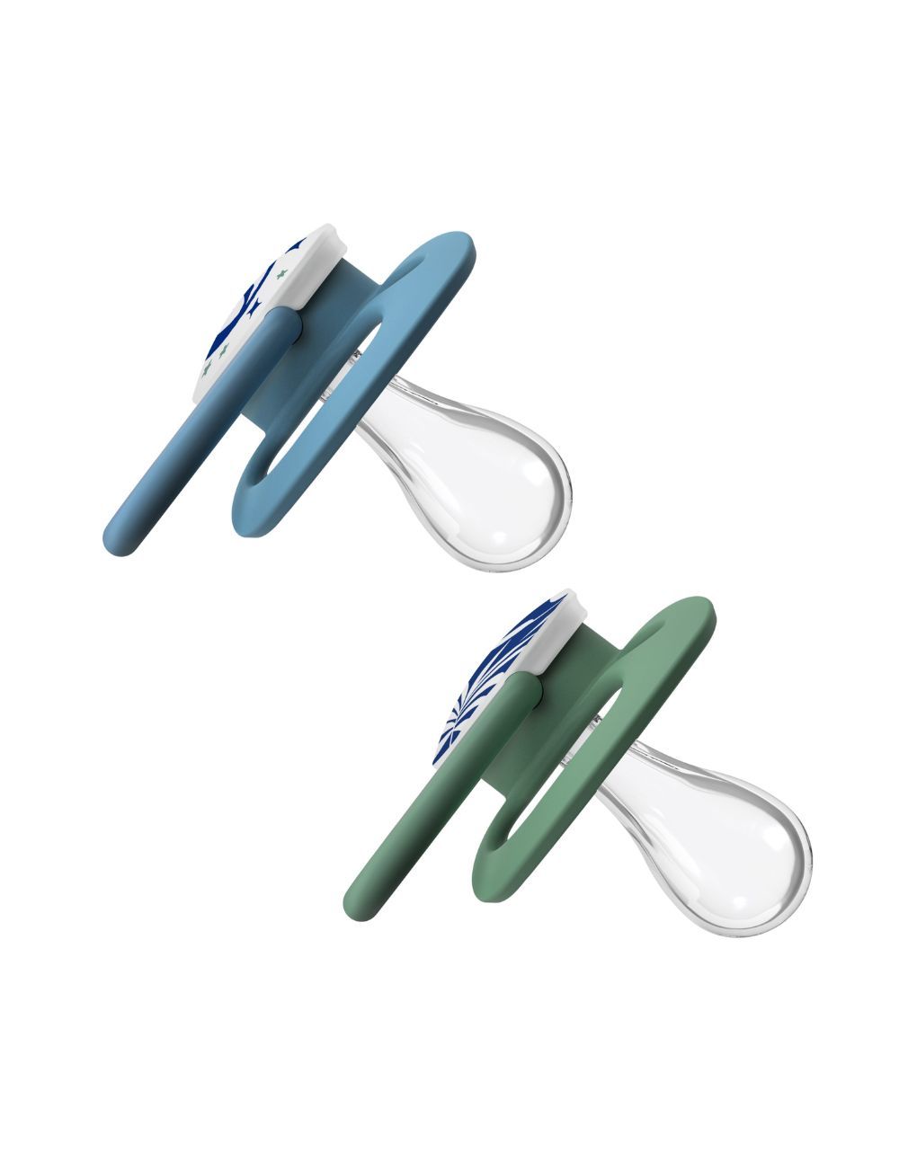 Dr. brown’s πιπίλες σιλικόνης 2τμχ advantage night 6-18m+ αγόρι 112.70.1hc.312 - Dr Browns