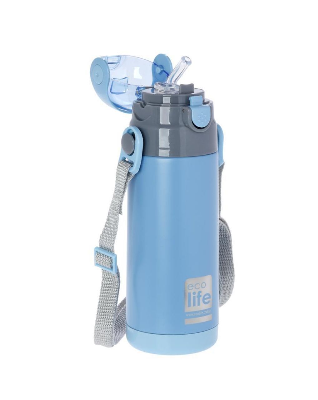 Ecolife ανοξείδωτο παγούρι kids thermos 400ml blue 33-bo-3008 - Ecolife