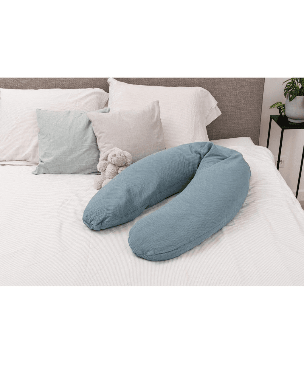 μαξιλάρι θηλασμού comfy big tetra blu - Doomoo