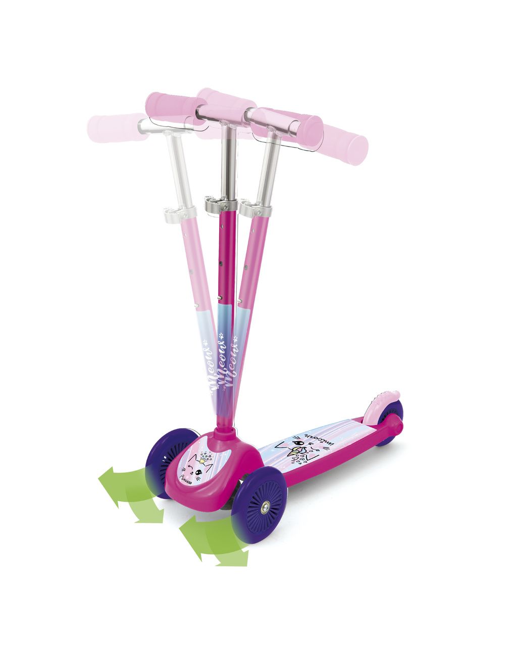 Sun & sport scooter με 3 τροχούς ροζ - Sun&Sport