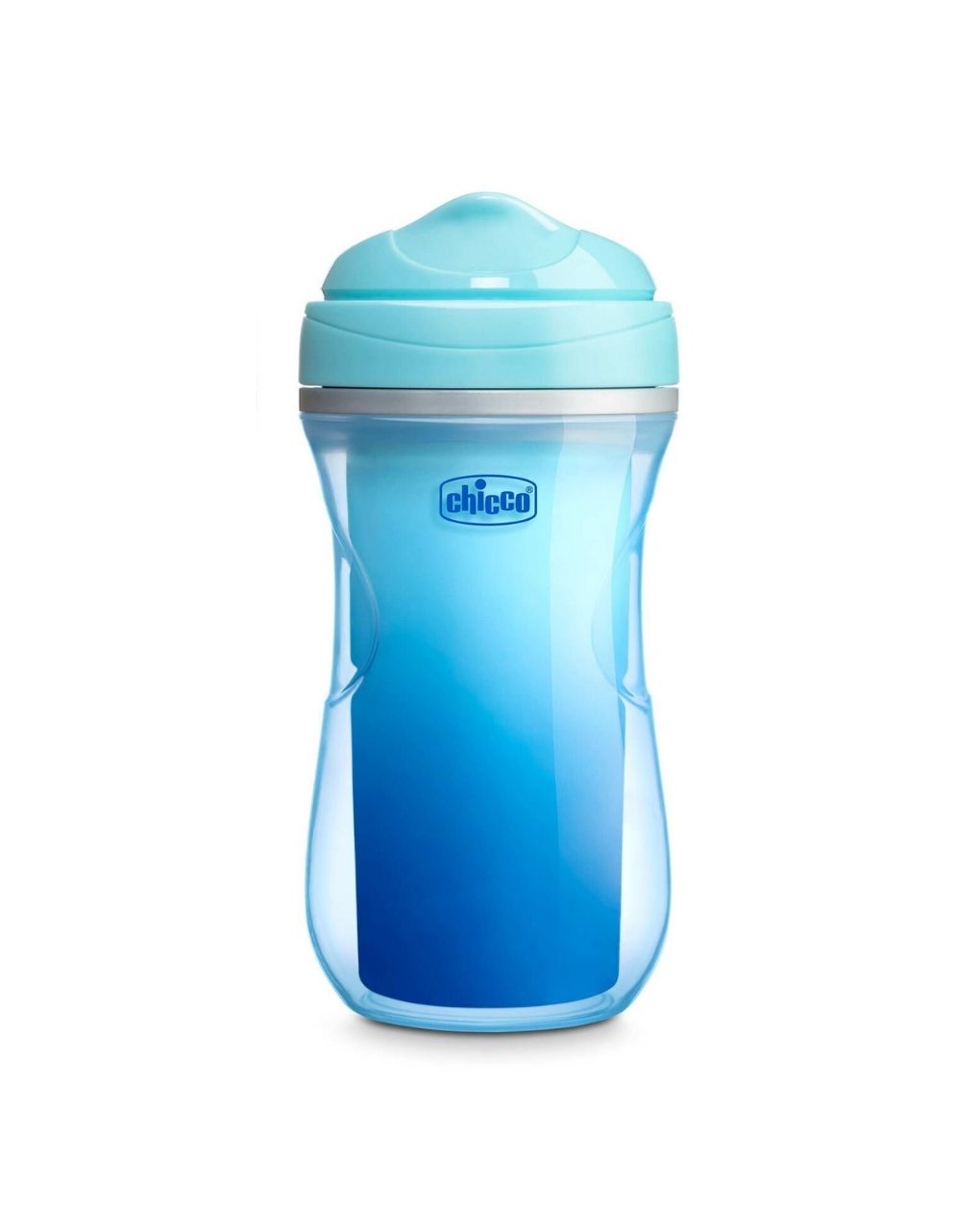 Chicco εκπαιδευτικό ποτηράκι active cup 266ml 14+ μηνών μπλε f04-06981-20-01 (3 σχέδια) - Chicco
