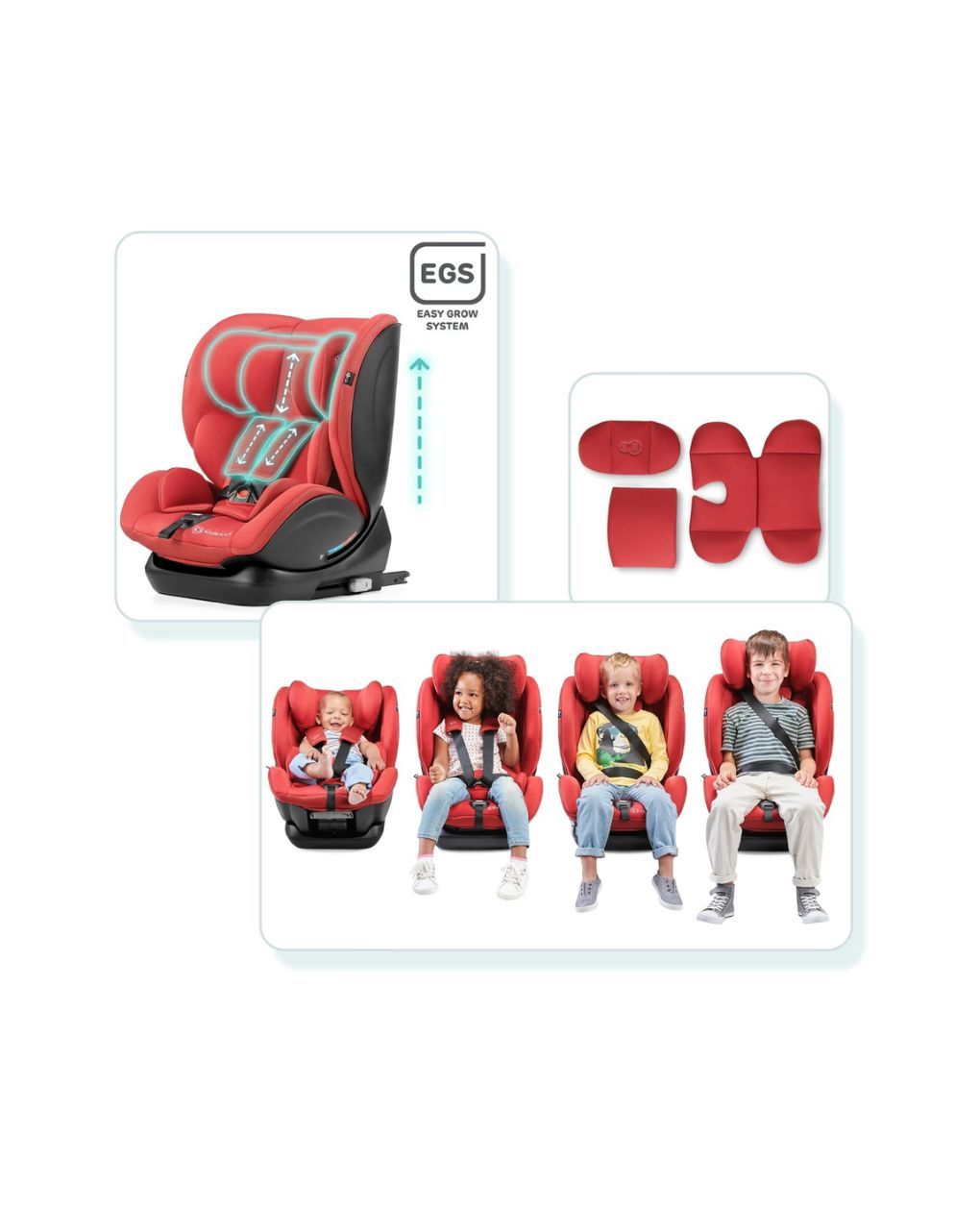 Kinderkraft κάθισμα αυτοκινήτου myway with isofix system, red - Kinderkraft