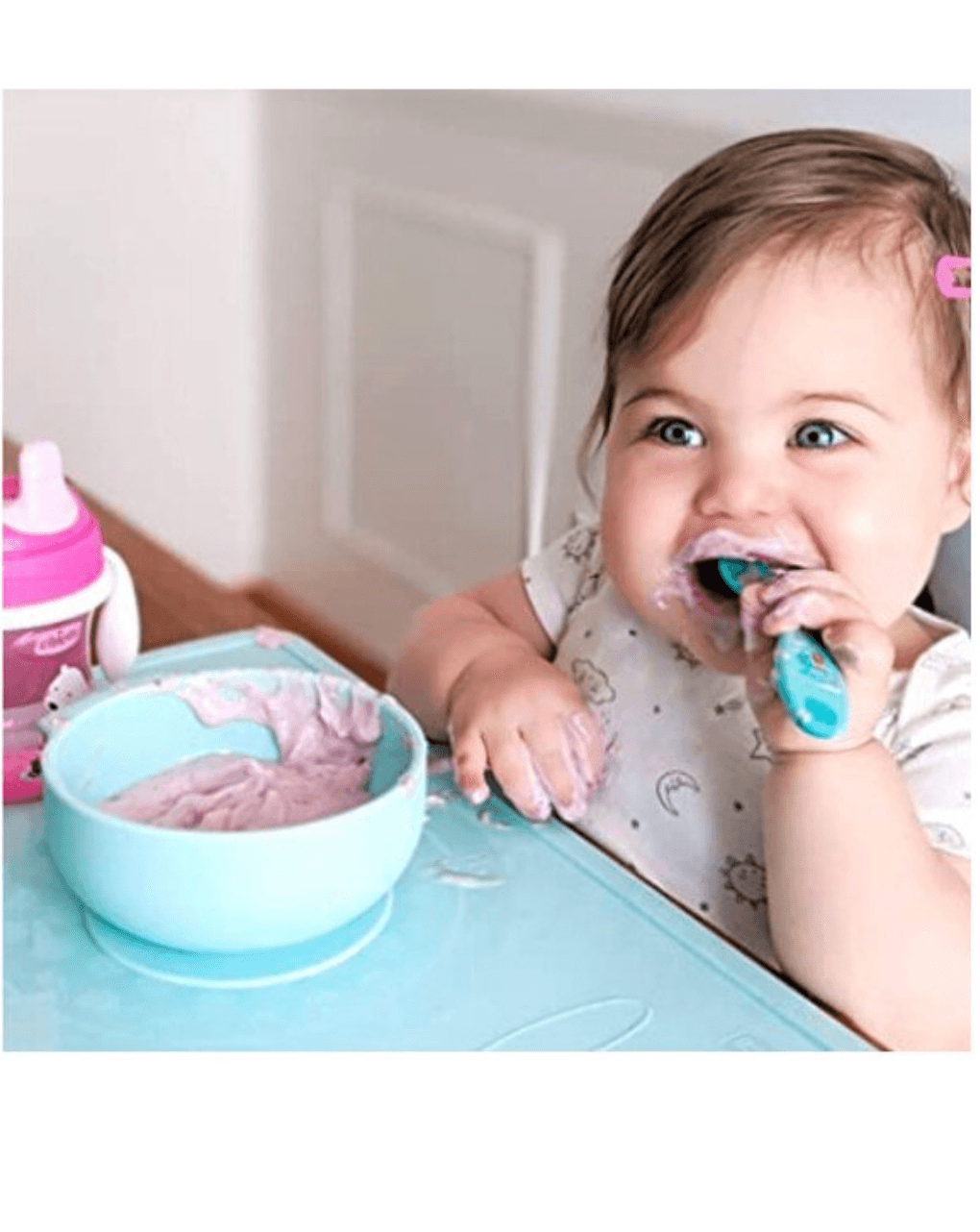 Chicco μπολ σιλικόνης με βεντούζα σιελ 6m+ f05-10221-20 - Chicco