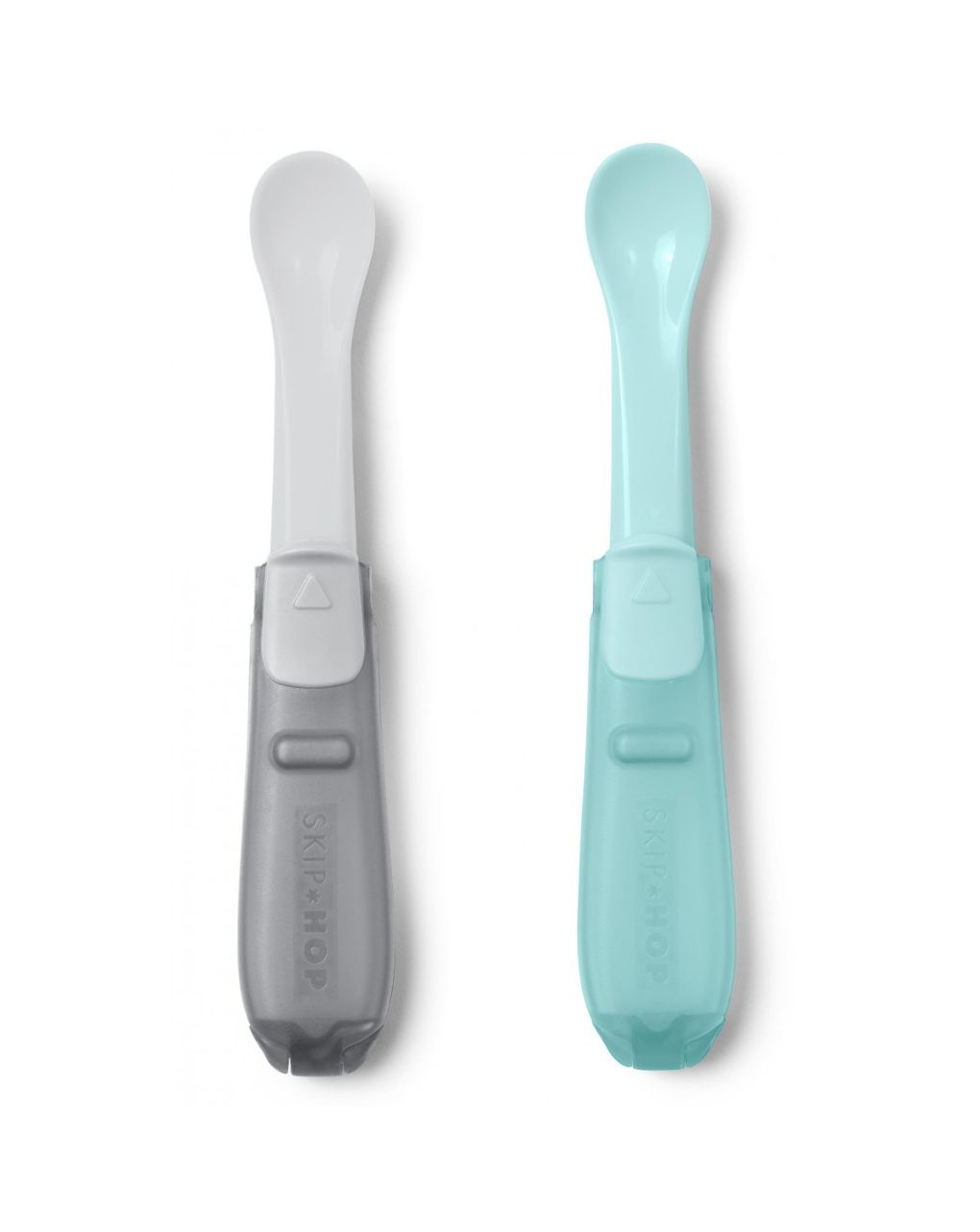 Skip hop σετ κουταλάκια ταξιδιού easy-fold 2τμχ grey/soft teal 29-2903025-01 - SKIP HOP