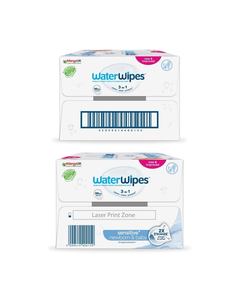 Waterwipes βιοδιασπώμενα μωρομάντηλα 540τμχ (9x60) ib/420037 - WaterWipes