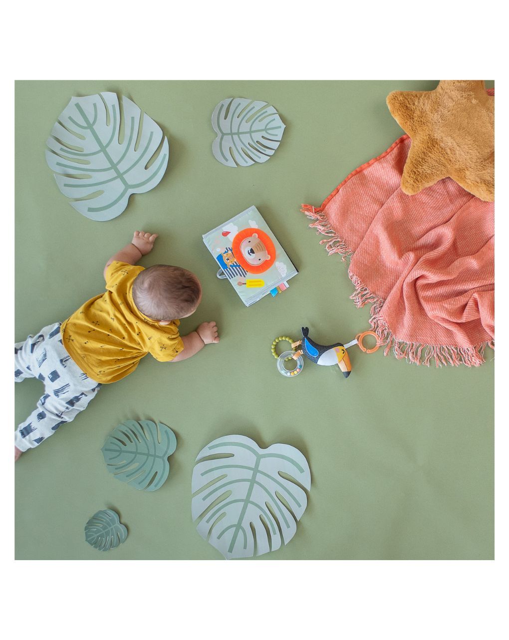 Taf toys εκπαιδευτικό βιβλιαράκι savannah tummy-time t-12705 - Taf-toys