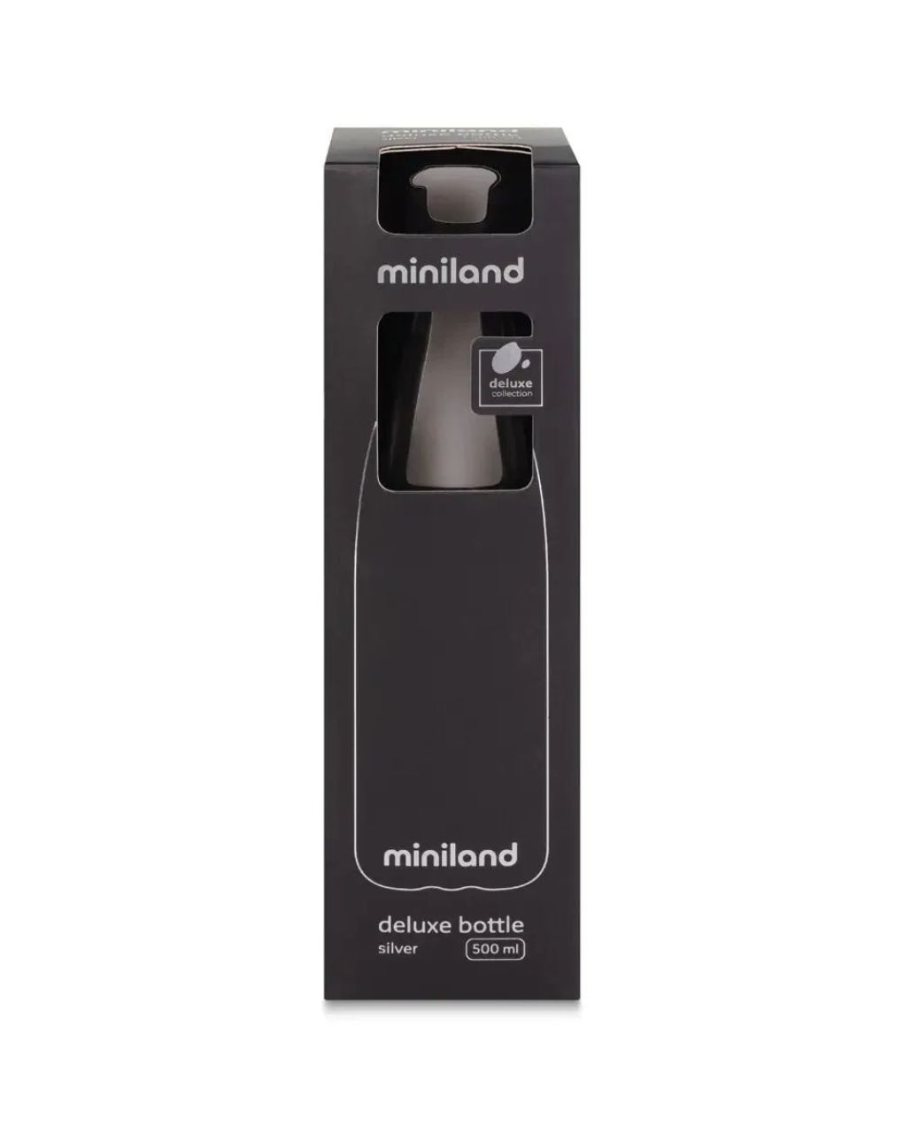 Miniland μπουκάλι θερμός deluxe silver 500ml ml89400 - Miniland