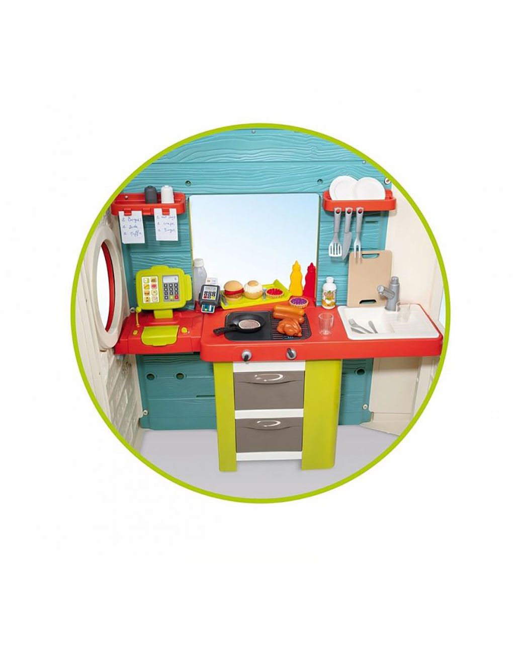 Smoby σπιτάκι κήπου chef house 124x132x135cm. - Smoby