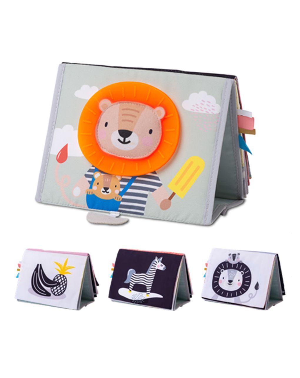 Taf toys εκπαιδευτικό βιβλιαράκι savannah tummy-time t-12705 - Taf-toys