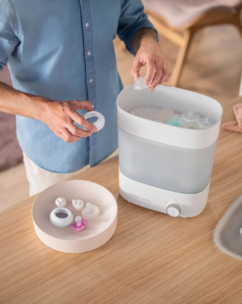 Philips avent αποστειρωτής και στεγνωτήρας μπιμπερό scf293/00 - Philips Avent