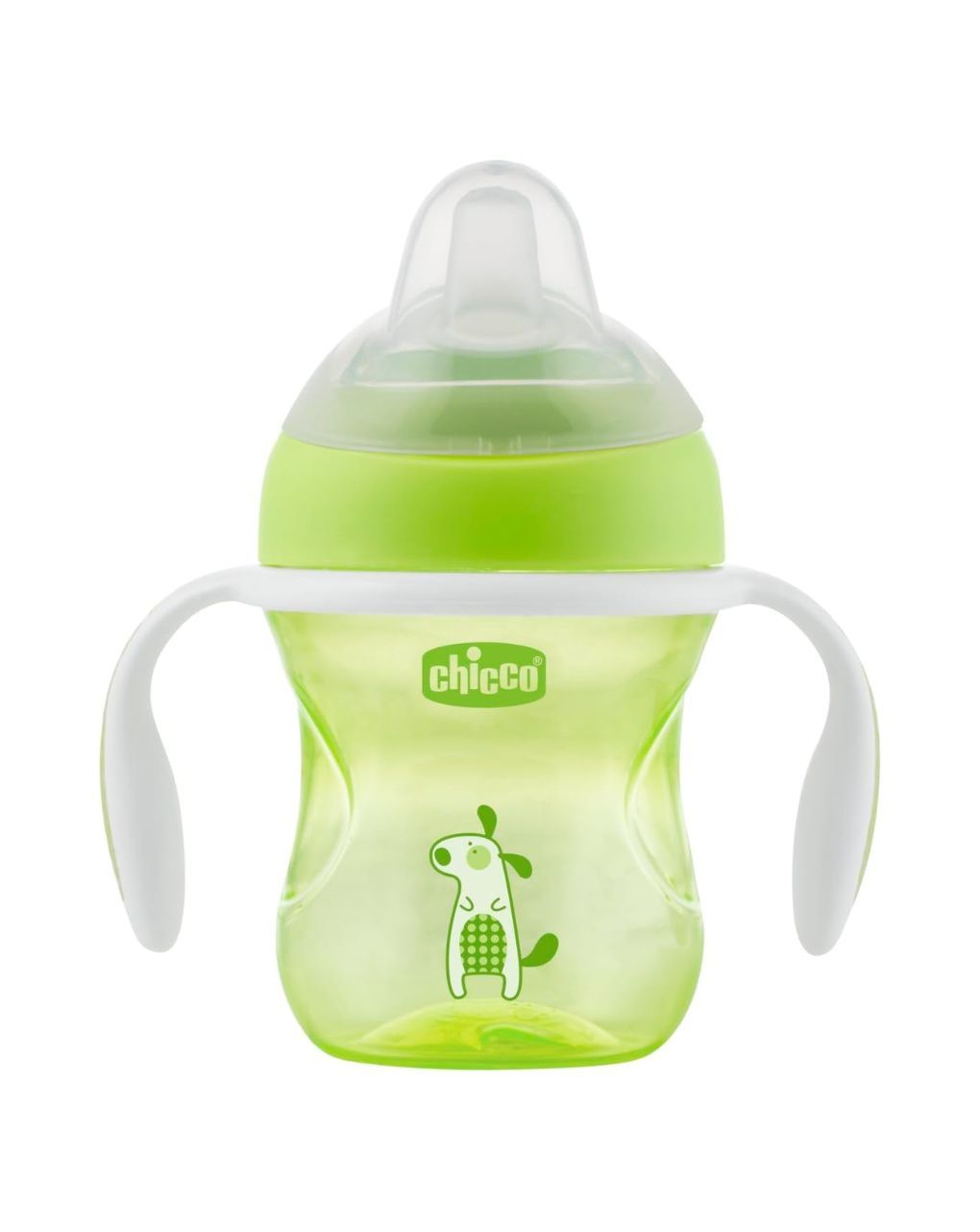 Chicco εκπαιδευτικό ποτηράκι 200ml transition cup 4m+ neutral f04-06911-30-01 - Chicco