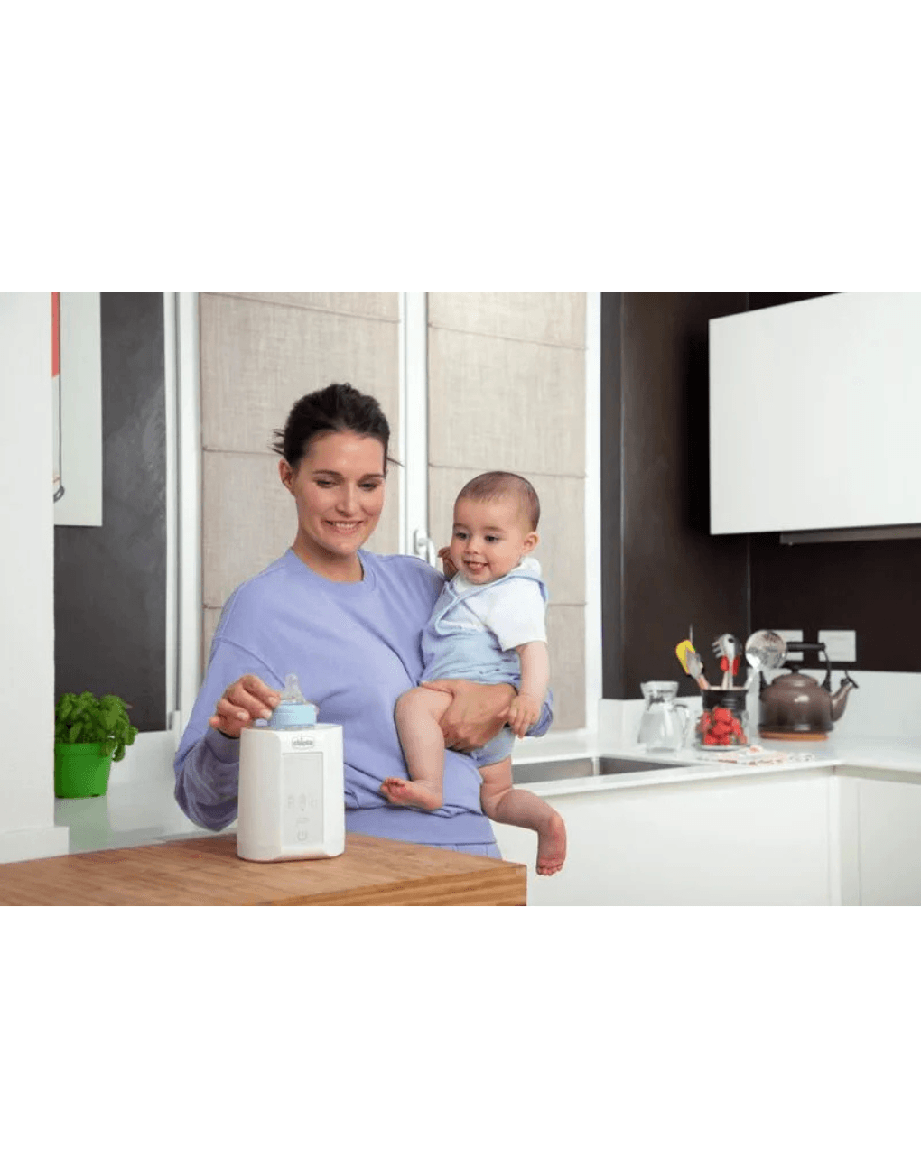 Chicco chome-travel bottle warmer θερμαντήρας μπιμπερό αυτοκινήτου e10-07389-10 - Chicco