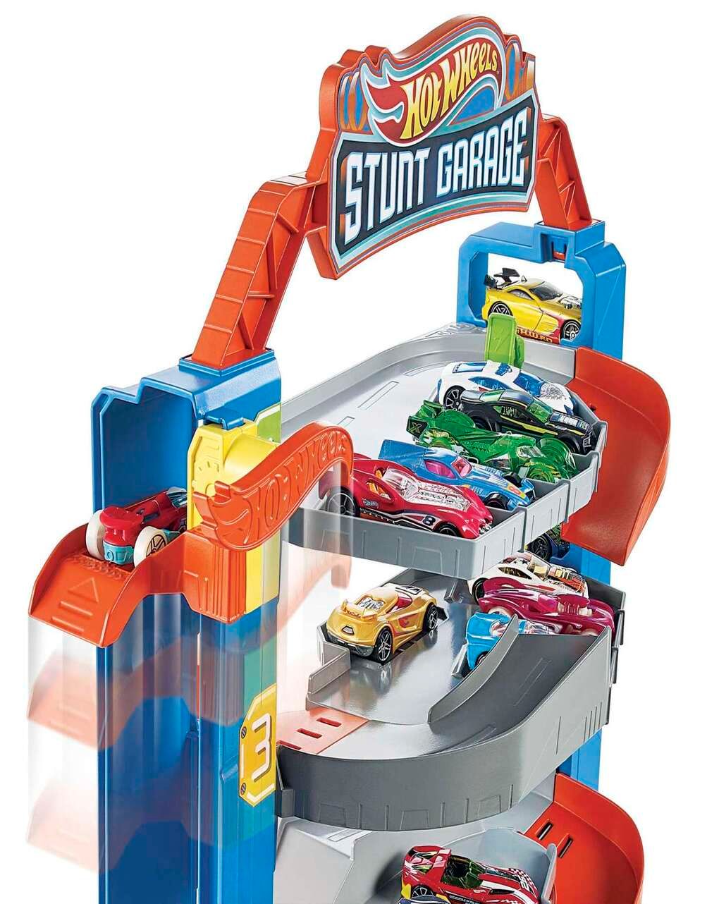 Mattel hot wheels city stunt γκαράζ play set gnl70 - Hot wheels