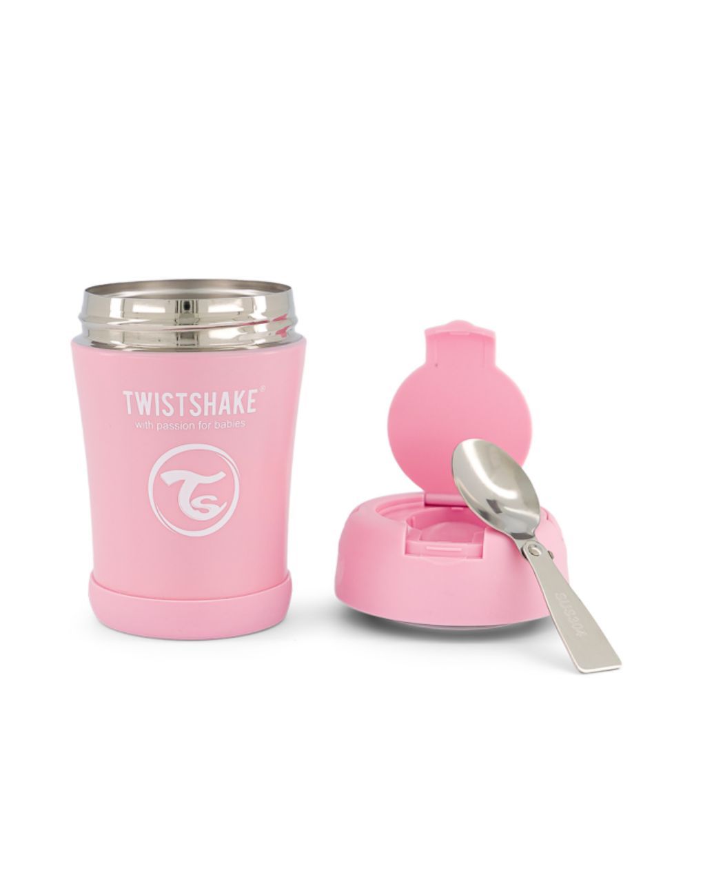 Twistshake ισοθερμικό δοχείο φαγητού 350ml pastel pink 32-08-78749 - Twistshake