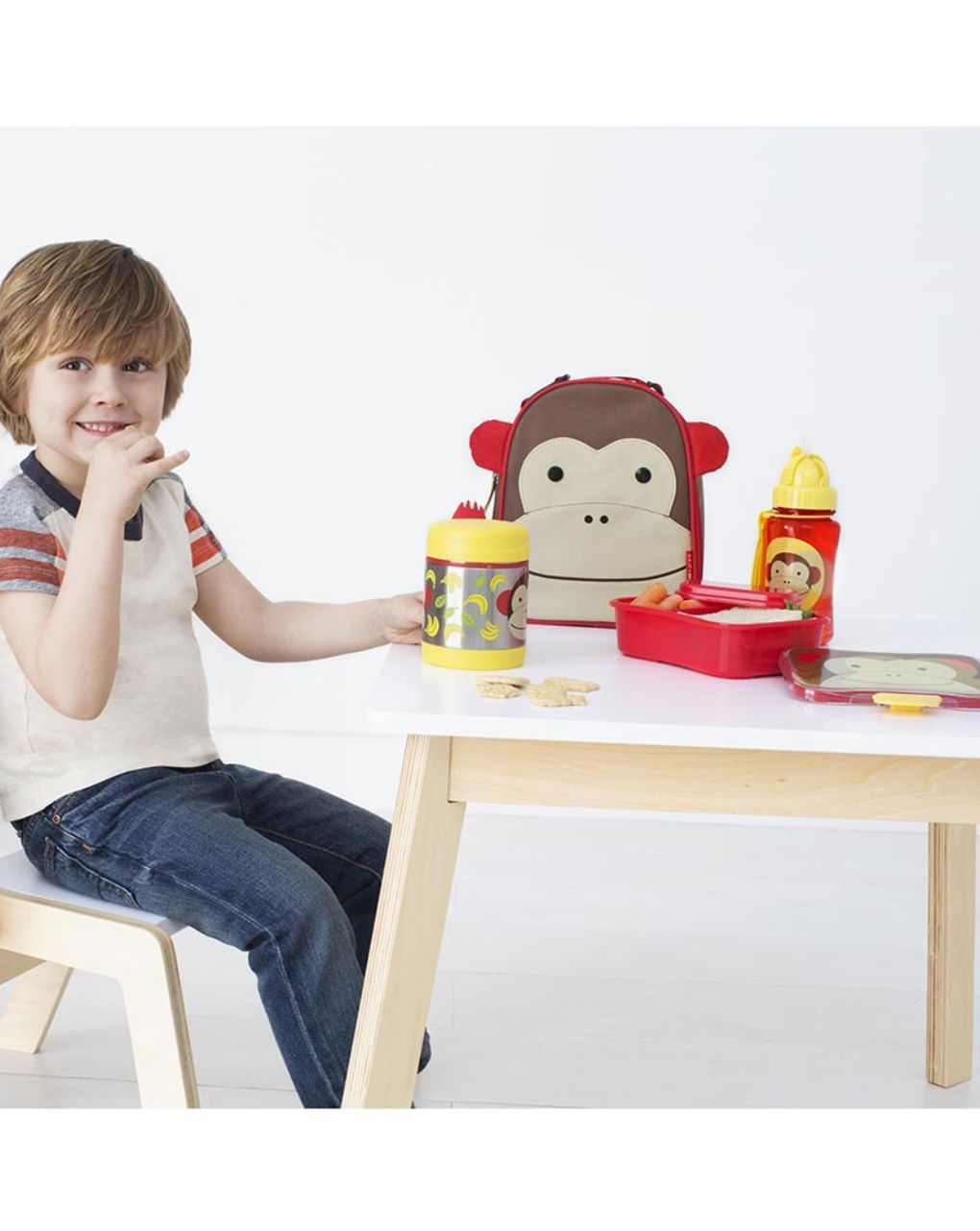 Skip hop zoo φαγητοδοχείο 700ml monkey 29-2903006-01 - SKIP HOP