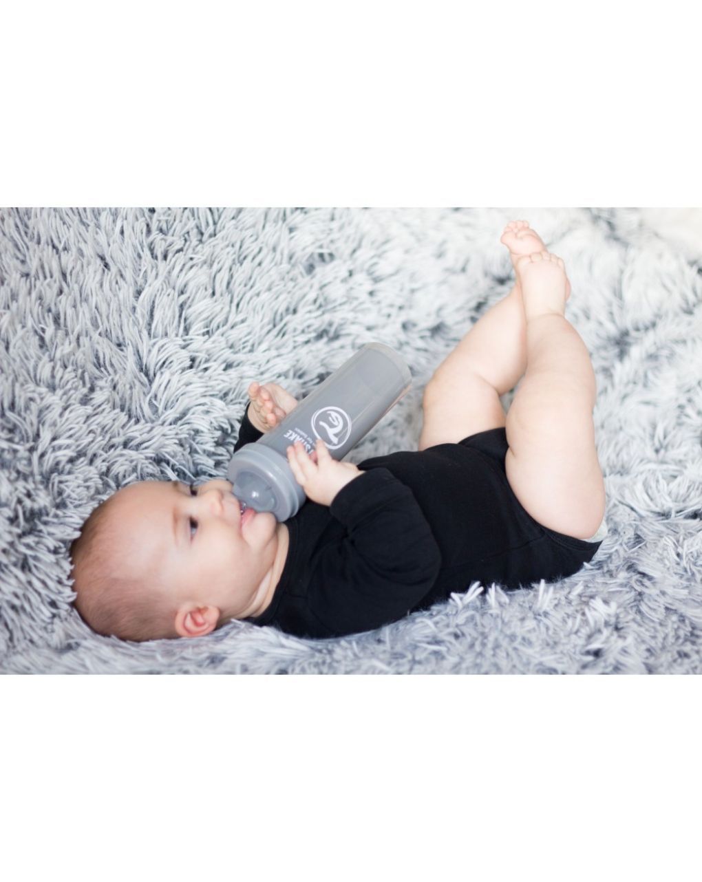 Twistshake μπιμπερό κατά των κολικών 260ml pastel grey 32-08-78260 - Twistshake