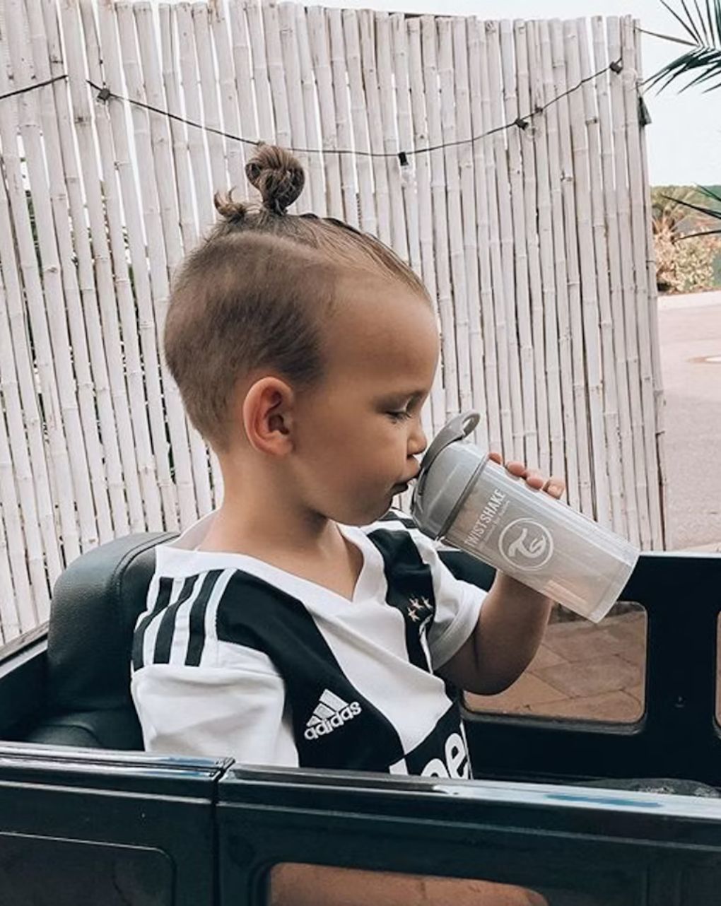 Twistshake κύπελλο straw cup 360ml 6m+ pastel grey 32-08-78680 - Twistshake