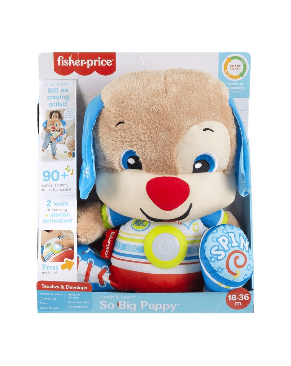 Fisher-price μεγάλο εκπαιδευτικό σκυλάκι smart stages hcj16 - Fisher-Price