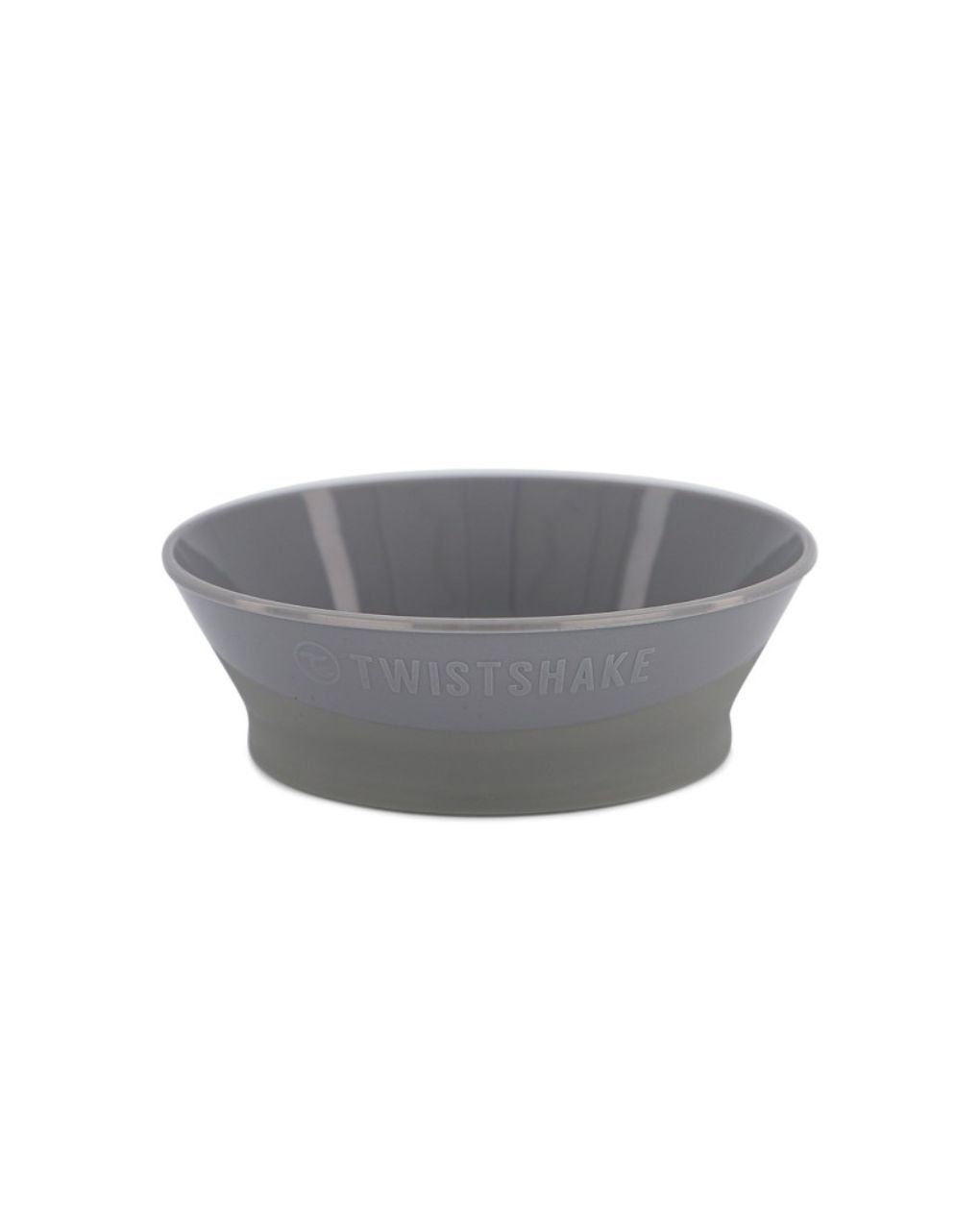 Twistshake μπολ φαγητού αντιολισθητικό 6m+ pastel grey 32-08-78154 - Twistshake