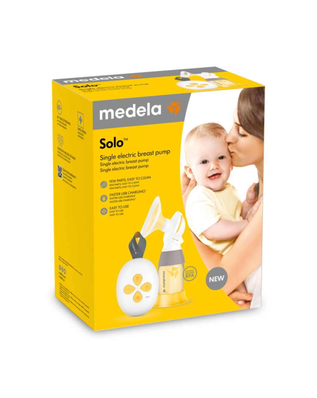 Medela επαναφορτιζόμενο ηλεκτρικό θήλαστρο solo 2-phase expression - Medela