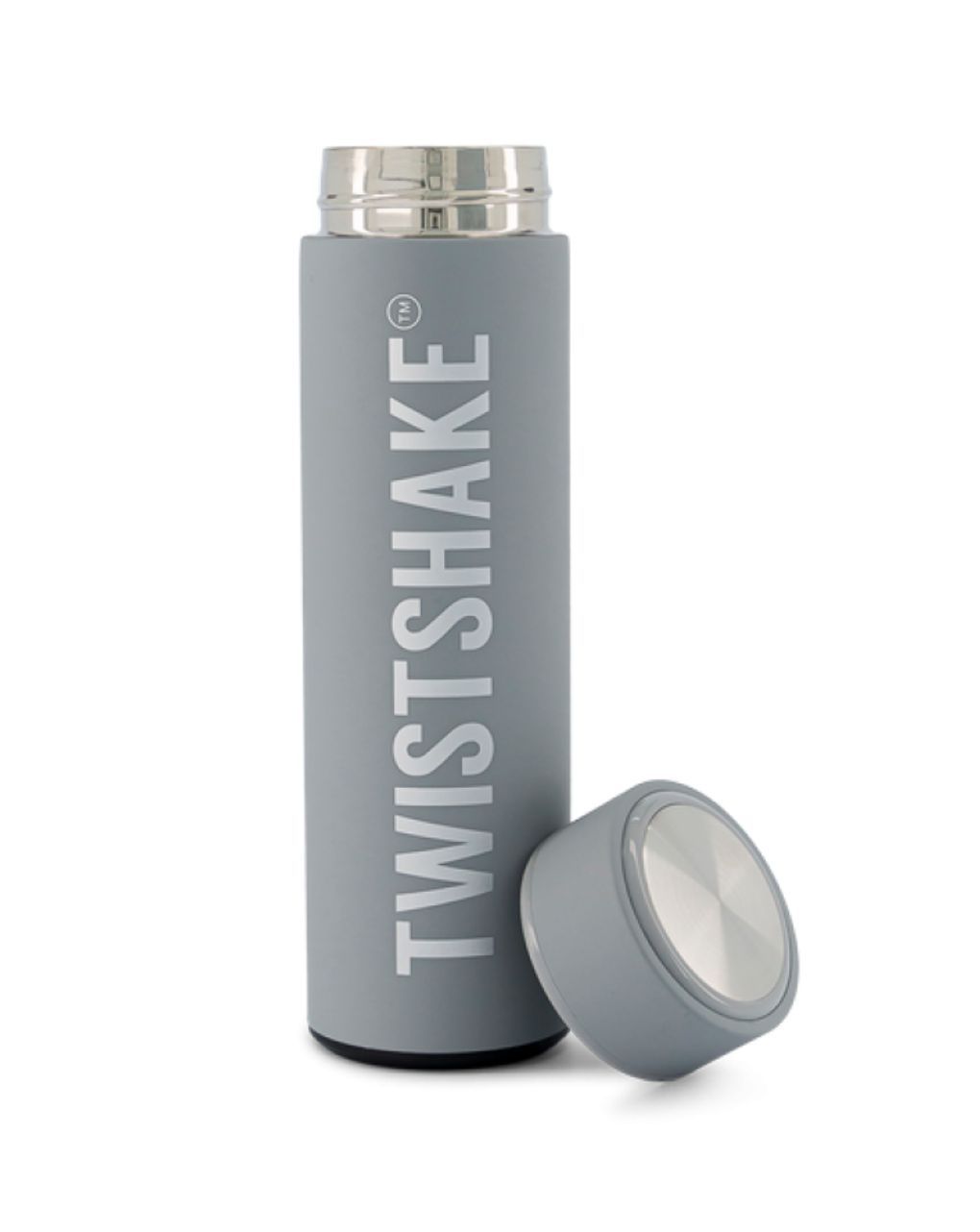 Twistshake θερμός ζεστού κρύου 420ml pastel grey 32-08-78302 - Twistshake