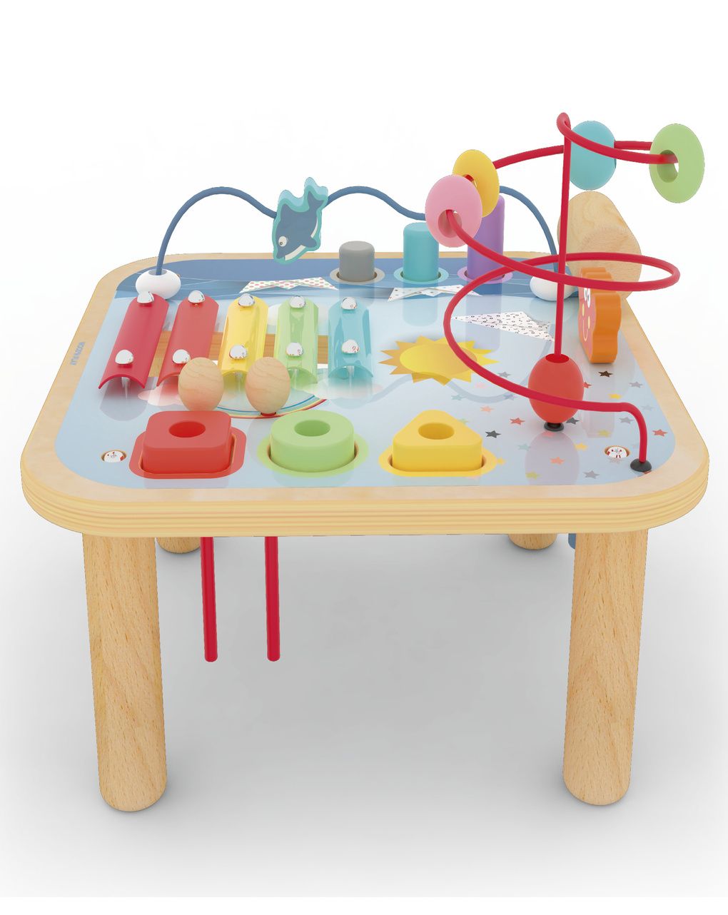 Wood' n play τραπεζάκι δραστηριοτήτων - Wood'N Play