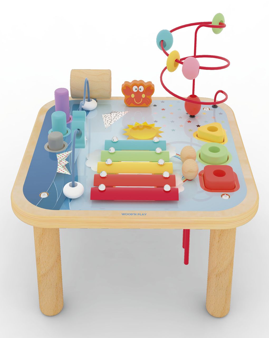 Wood' n play τραπεζάκι δραστηριοτήτων - Wood'N Play