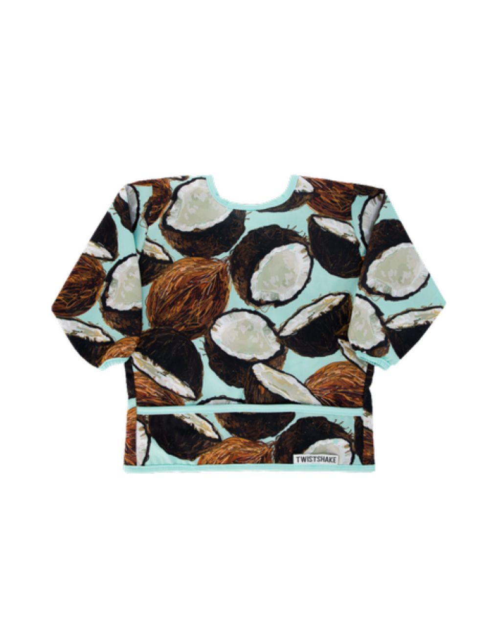 Twistshake μακρυμάνικη σαλιάρα coconut 32-08-78509