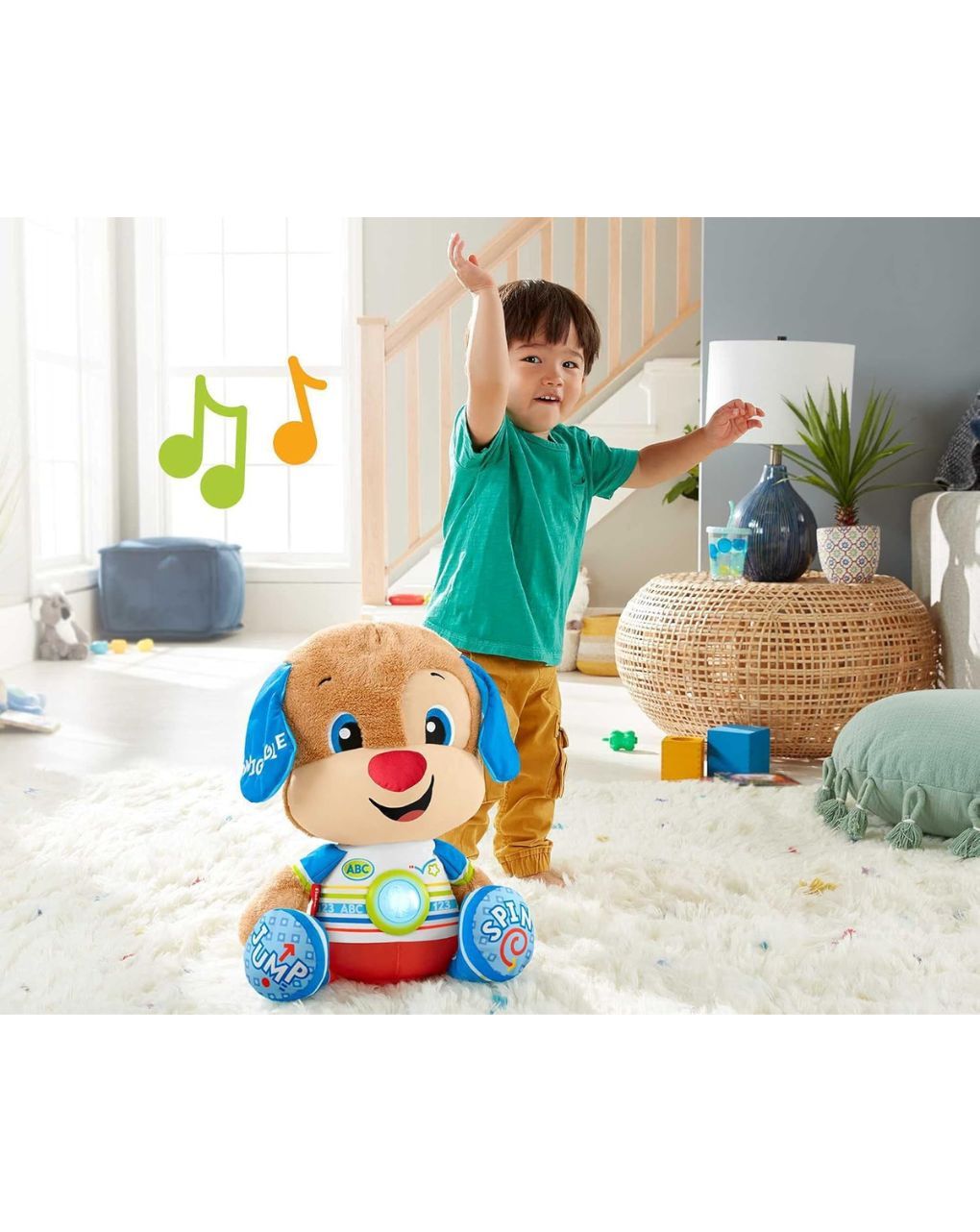 Fisher-price μεγάλο εκπαιδευτικό σκυλάκι smart stages hcj16 - Fisher-Price