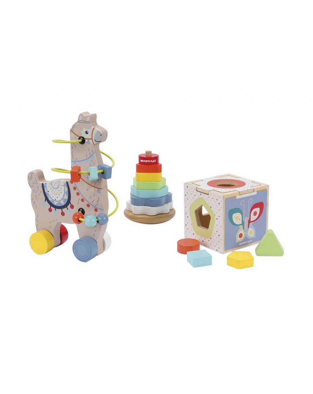 Wood' n play σετ πρώτα παιχνίδια