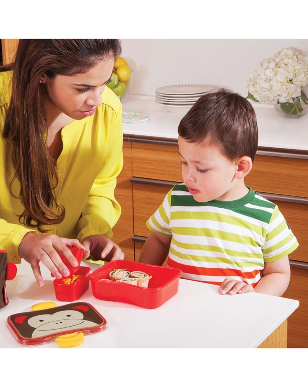 Skip hop zoo φαγητοδοχείο 700ml monkey 29-2903006-01 - SKIP HOP