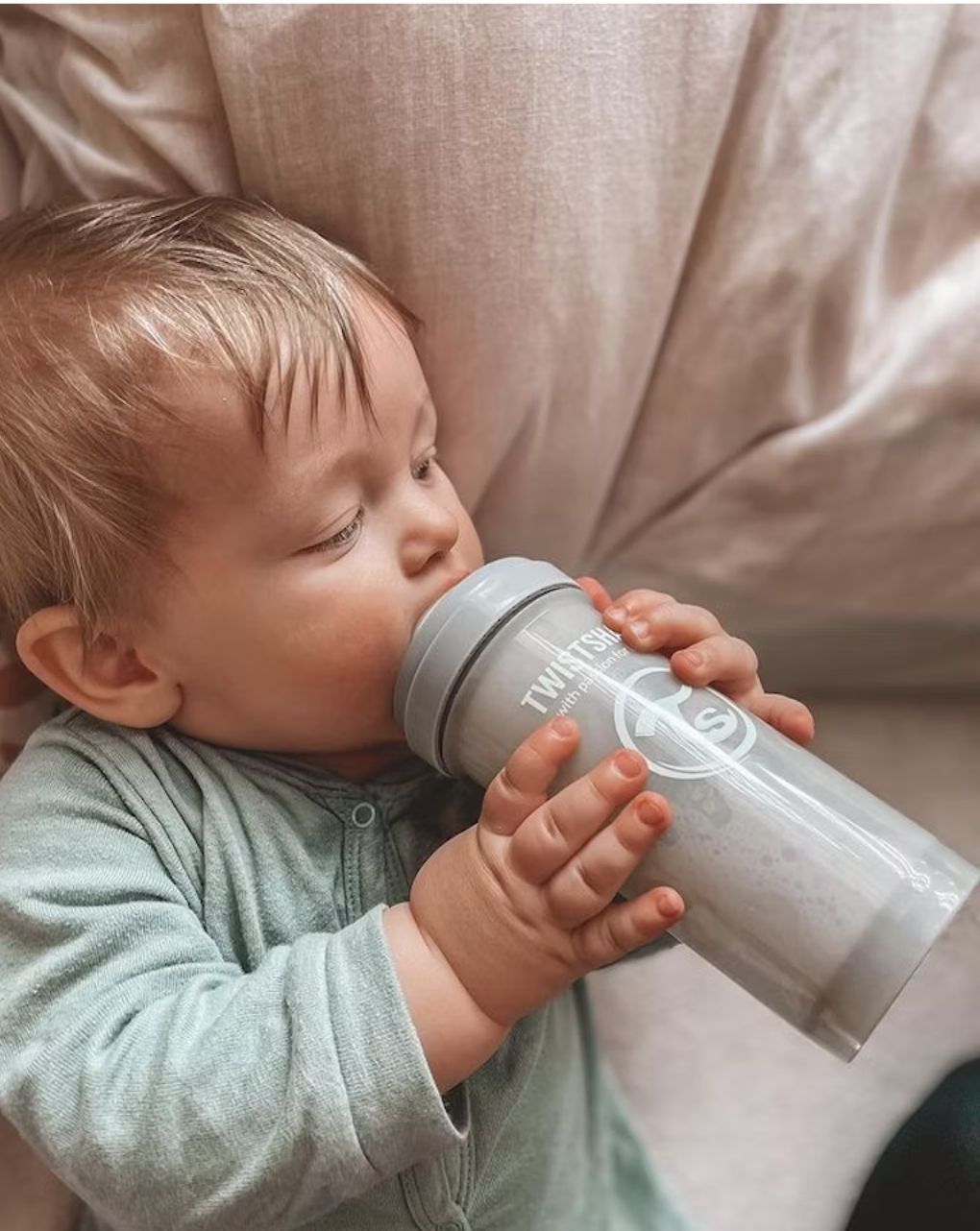Twistshake μπιμπερό κατά των κολικών 260ml pastel grey 32-08-78260 - Twistshake